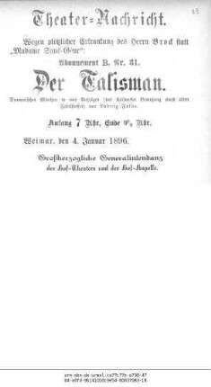 Der Talisman