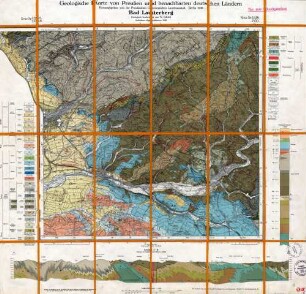 4328 Bad Lauterberg, Geologische Karte von Preußen und benachbarten deutschen Ländern