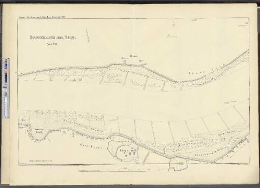 Sect. VII. : Haue. Hauer Feld. Ost-Krauel. Neuengammer Wärder. West-Krauel. Riepenburg. Ruthenwärder. Hannov. Wärder. Riepenburger Wärder.