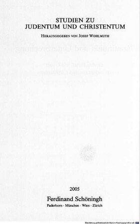 Kontinuität und Unterbrechung : Gottesdienst und Gebet in Judentum und Christentum
