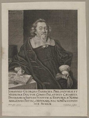 Bildnis des Iohannes Georgius Fabricius