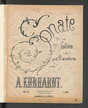 Sonate für Violine mit Pianoforte : Op. 14