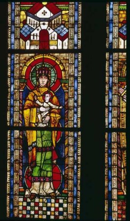 Fenster n II (unteres Nordostfenster) — Linke Bahn — Muttergottes