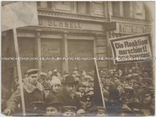 Kurt Eisner auf der Rätedemonstration