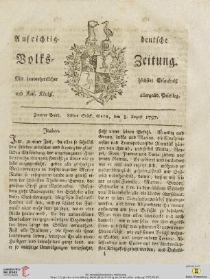 Zweiter Band. Eilftes Stück