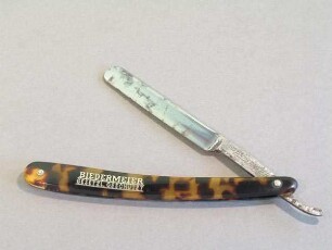 H. EICKER + SÖHNE, BIEDERMEIER RASIERMESSER
