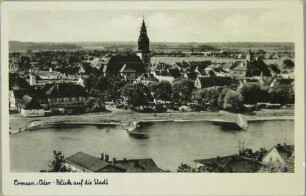 Postkarte, Crossen (Krosno Odrzańskie)