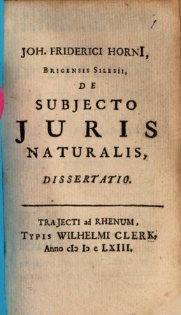 De subiecto iuris naturalis dissertatio
