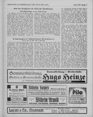 Aus der Kirchgemeinde Eisenach (Fortsetzung)