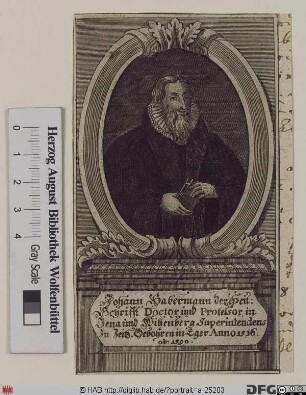 Bildnis Johann Avenarius (eig. Habermann) (I)