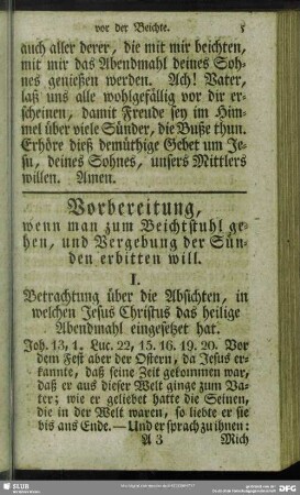 Vorbereitung, wenn man zum Beichtstuhl gehen, und Vergebung der Sünden erbitten will