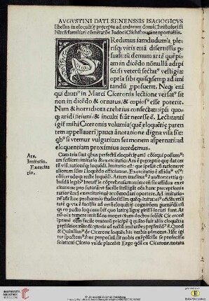 Augustini Dati senenssis isagigicus libellus ...