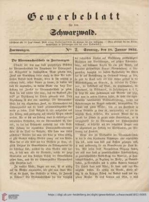 Nro. 2 (18. Januar)