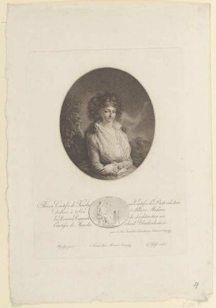 Bildnis der Therese de Kinsky, geb. de Dietrichstein