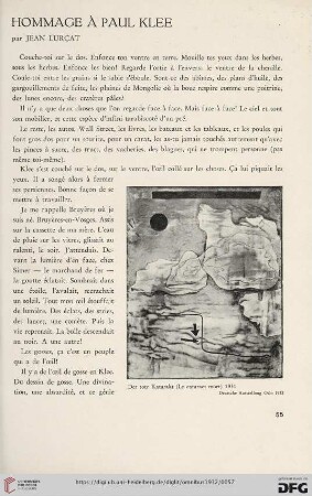 Hommage à Paul Klee