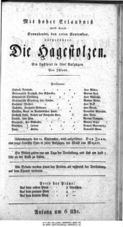 Die Hagestolzen