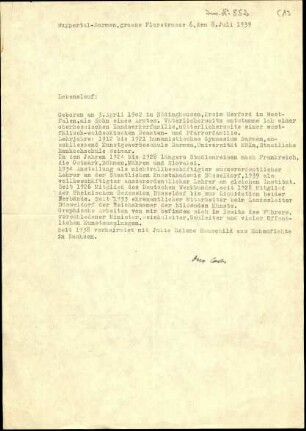Coester, Otto, Graphiker, Lehrer an der Kunstakademie