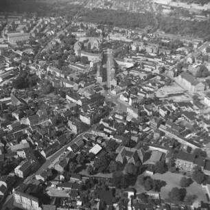 Altstadt von Wittenberge : Blickrichtung Nordwesten