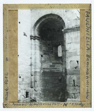 Paulinzella, Kloster Paulinzella : Innenansicht, N-QH, Apsis