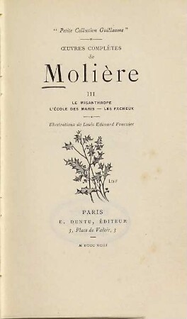 Oeuvres complètes, 3