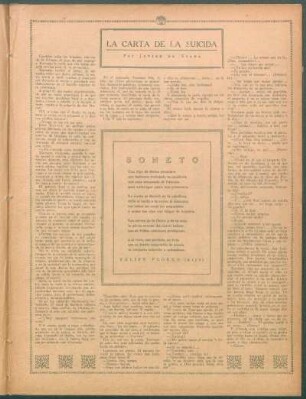 La carta de la suicida
