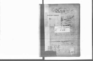 Abtretung eines Terrains am Kälbermarkt an den Gastwirt Capellen Heidendahl