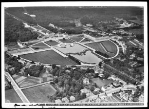 Schloss Nymphenburg bei München, Luftbild