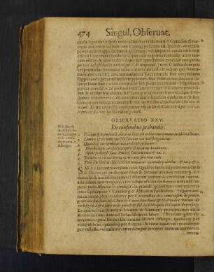 Observatio XXV. De confinibus probandis.