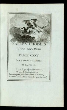 Fables Choisies Livre Septime.