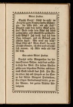 Eine andere Mittel Fraktur