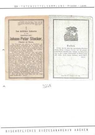 Stecker, Johann Peter