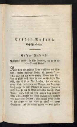 Erster Aufzug - Fünfter Aufzug.