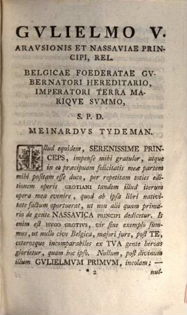 Hvgonis Grotii De Ivre Belli Ac Pacis Libri Tres : Cum adnotationibus selectis, 1