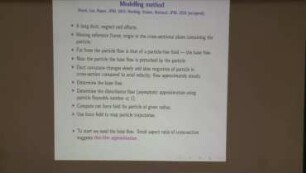 Thin film flow and particle sorting in a curved duct