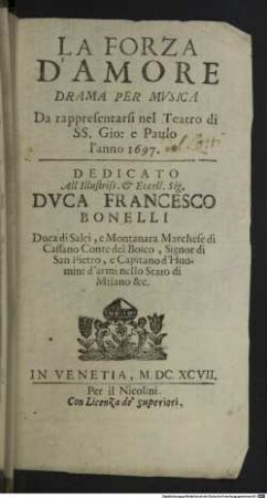 La forza d'amore