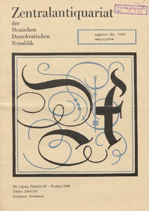 Nr. 1058: Geschichte
