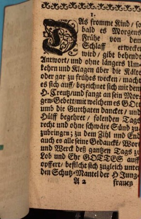 Das Fromme Kind, Das ist: Kurtze Tag- und Lebens-Ordnung der Gottseligen Jugend in Druck verfasst