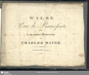 Valse Pour le Pianoforté