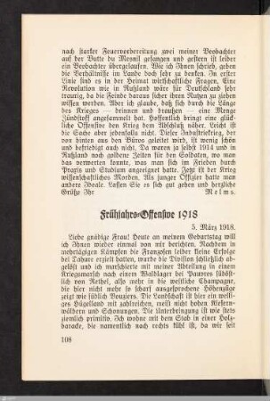 Frühjahrs-Offensive 1918