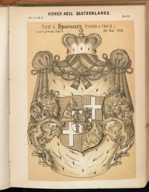 Taf. 37. Fürst v. Protoszyn (Thurn u. Taxis.)