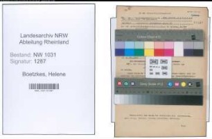 Entnazifizierung Helene Boetzkes , geb. 23.10.1905 ()