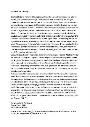 Schlenzer bei Jüterbog