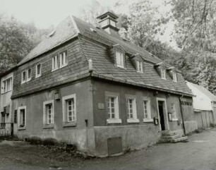 Albernau, Zwickauer Mulde, Rechenhaus am Floßgraben