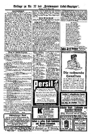 Beilage zu Nr. 87