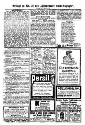 Beilage zu Nr. 87