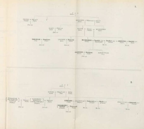 Genealogical tables