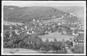 Oberschlema. Blick vom Gleesberg auf Oberschlema