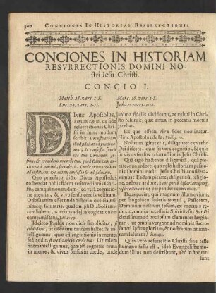 Conciones In Historiam Resvrrectionis Domini Nostri Iesu Christi.