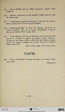 Tapis (Nr. 160)