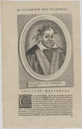 Bildnis des Philippe Desportes